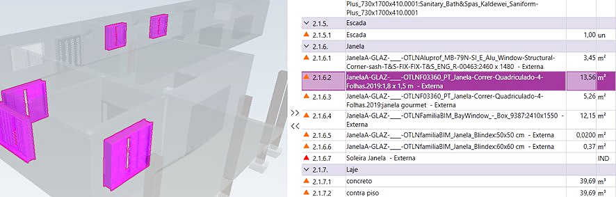 Orçamento em BIM — extração automática de quantitativos MDT Engenharia